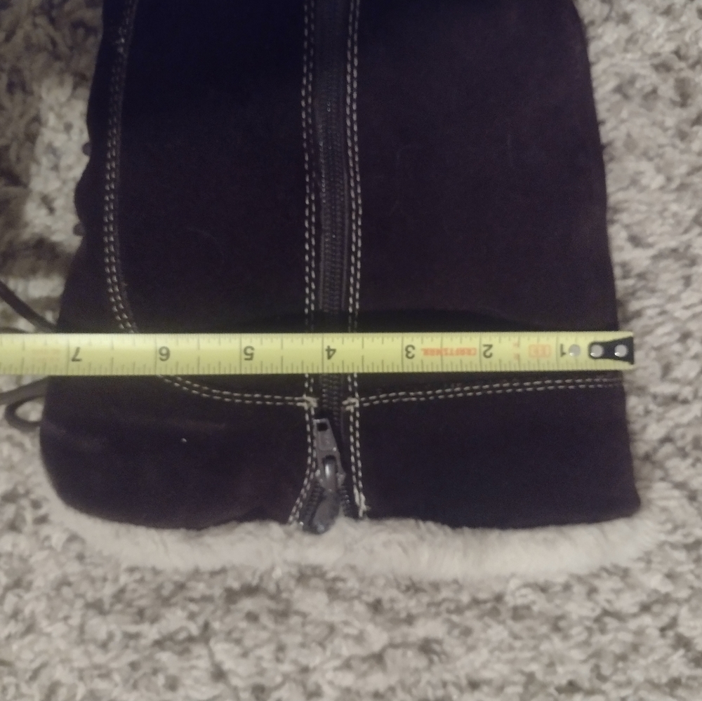 Naturalizer Fur Lined Leather Boots - Picture 12 of 15